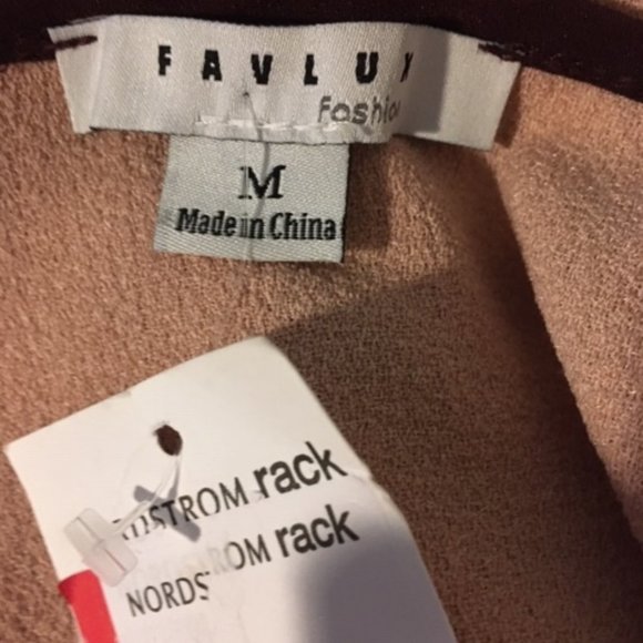 Favlux Dusty Rose Tie Front Top M - Picture 6 of 7